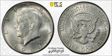 1964-D/D 50C RPM, FS-501 MS64