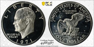 1971-S $1 Silver PR67CAM