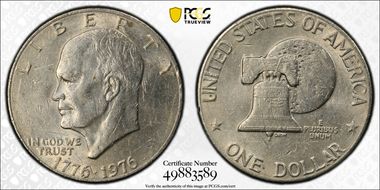 1976 $1 Type 2 N1