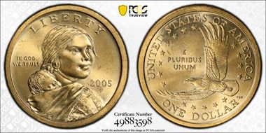 2005-P SAC$1 MS64