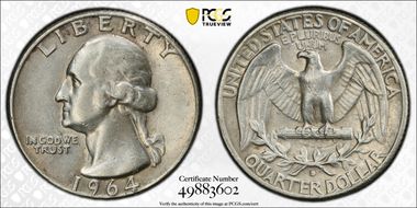 1964-D 25C N1