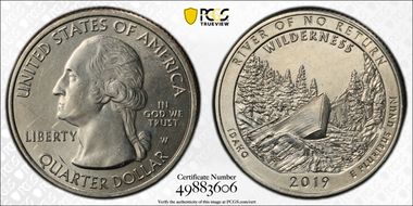 2019-W 25C Frank Church River of No Return NP N1