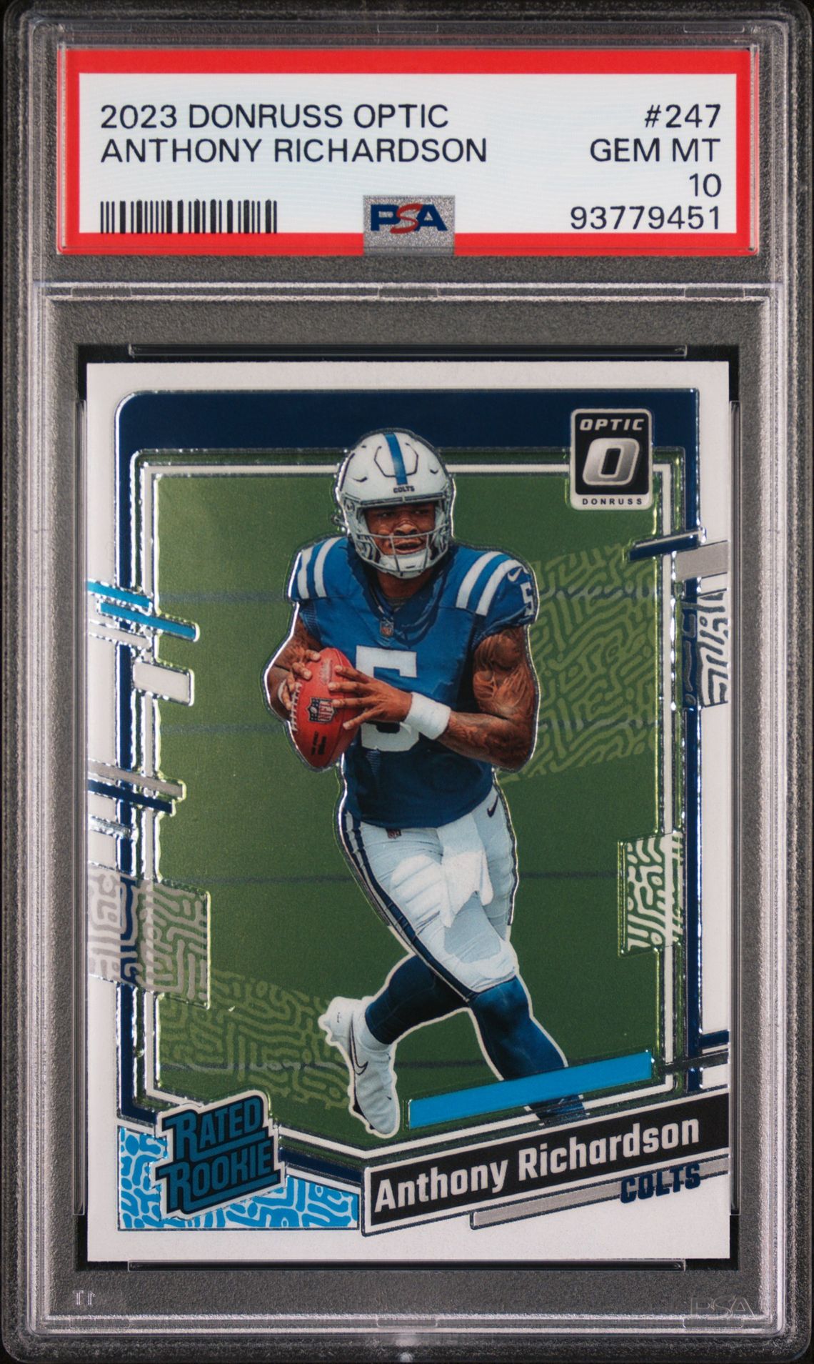 2023 Panini PANINI DONRUSS OPTIC HOLO #247 Anthony Richardson front