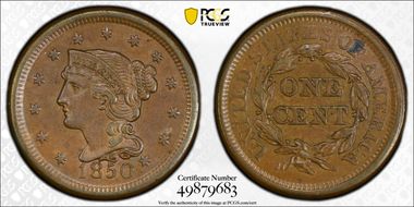 1850 1C AU58BN