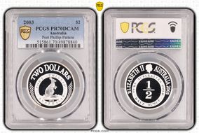 2003 $2 Port Phillip Pattern PR70DCAM