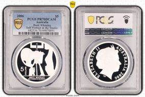 2006 $5 Brett Whiteley Self Portrait in the Studio PR70DCAM