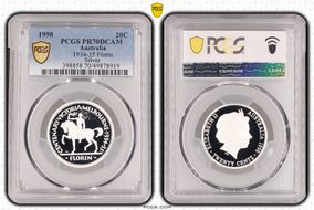 1998 20C 1934-35 Florin Ag PR70DCAM