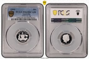 1999 50C 1918 6d Ag PR69DCAM