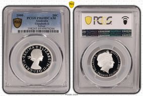 2000 20C Elizabeth II Silver PR69DCAM