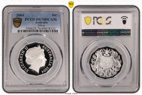 2004 50C Silver PR70DCAM
