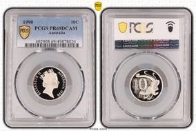 1990 10C PR69DCAM