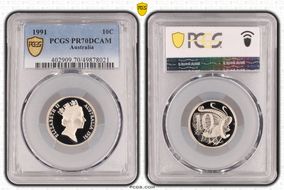 1991 10C PR70DCAM