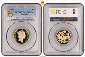 1990 $1 PR69DCAM