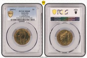 2005-C $1 Gallipoli Counterstamp MS68