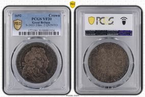 1692 Crown S-3433 2/Inv. 2 QVINTO VF30