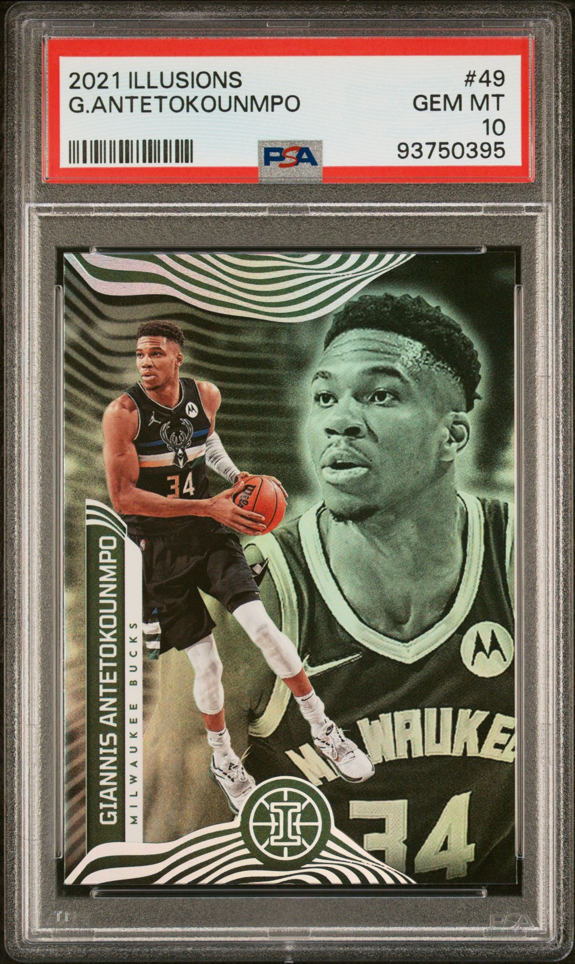 2021 Panini PANINI ILLUSIONS #49 G.Antetokounmpo front