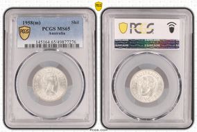 1958(m) Shil MS65