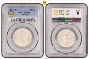 1944-S Florin KM-40  Ag MS64