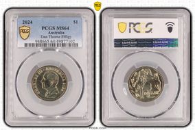 2024 $1 Dan Thorne Effigy MS64