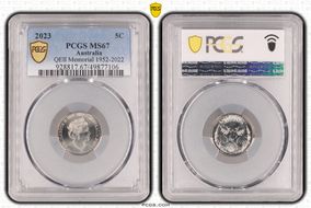 2023 5C QEII Memorial 1952-2022 MS67