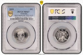 2023 10C QEII Memorial 1952-2022 MS67