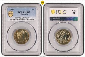2011 $1 MS67