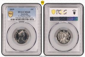 2019 10C A. Machin Effigy MS68