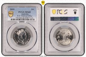 2019 20C R.D. Maklouf Effigy MS68