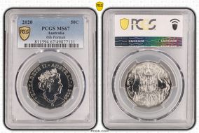 2020 50C 6th Portrait MS67