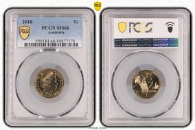 2010 $2 MS66