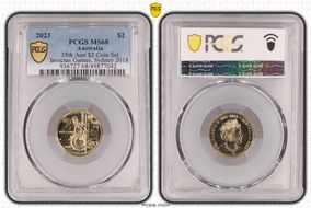 2023 $2 35th Ann $2 Coin Set Invictus Games, Sydney 2018 MS68