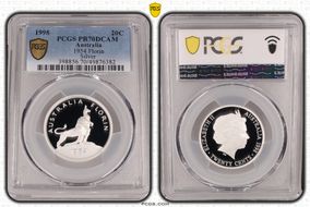 1998 20C 1954 Florin Silver PR70DCAM
