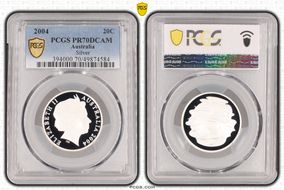 2004 20C Silver PR70DCAM