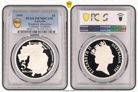 1995 $5 Elizabeth Macarthur Colonial Australia PR70DCAM