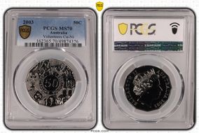 2003 50C Volunteers Cu-Ni MS70