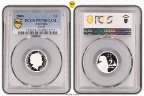 2005 $2 Silver PR70DCAM
