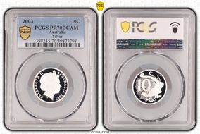2003 10C Silver PR70DCAM