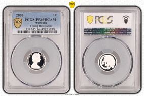 2006 1C Young Bust Silver PR69DCAM