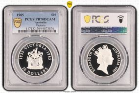 1985 $10 Victoria PR70DCAM