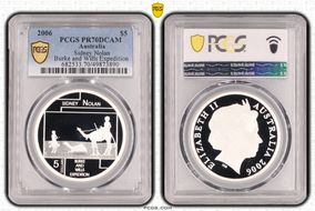 2006 $5 Sidney Nolan Burke and Wills Expedition PR70DCAM