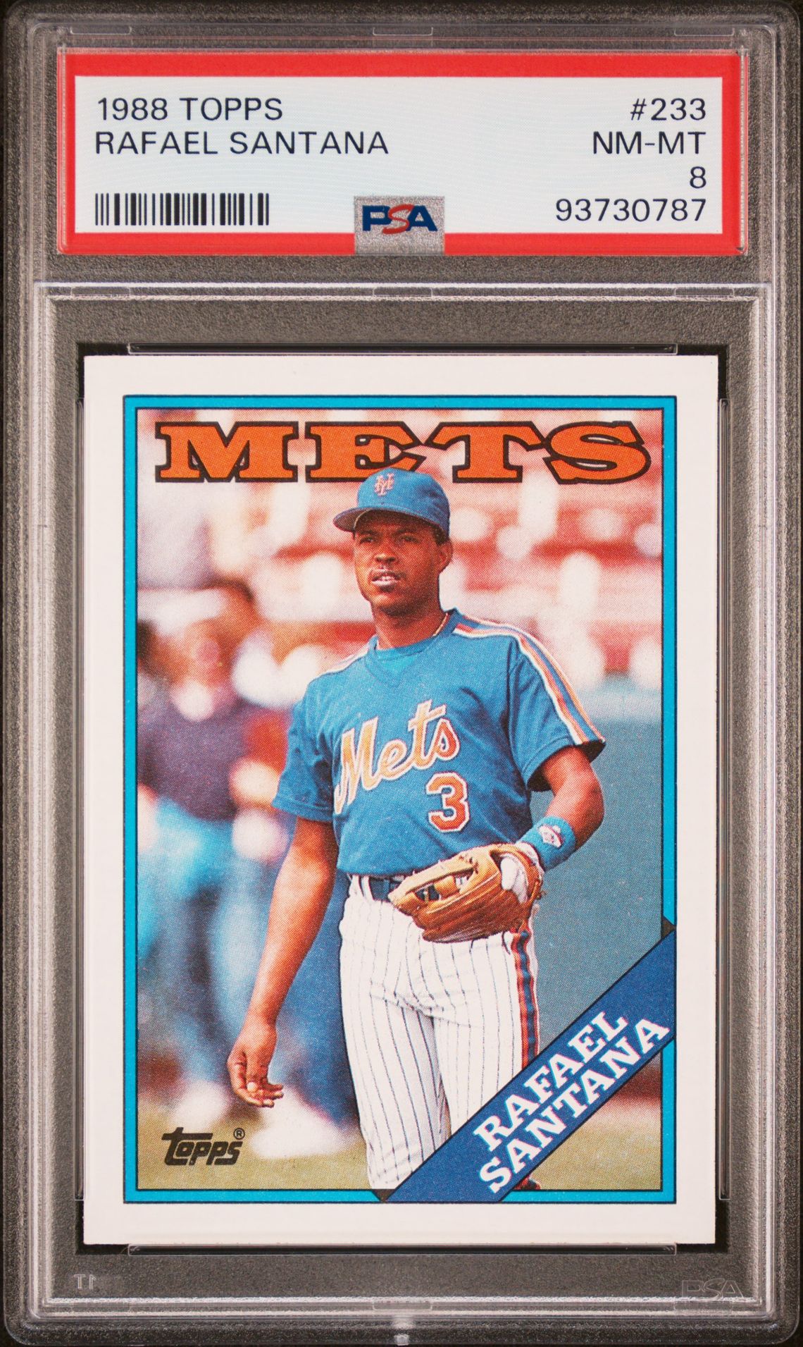 1988 Topps TOPPS #233 Rafael Santana front