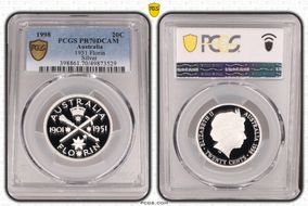 1998 20C 1951 Florin Silver PR70DCAM