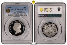 2024 50C Dan Thorne Effigy PR70DCAM