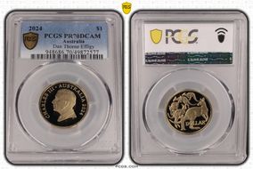 2024 $1 Dan Thorne Effigy PR70DCAM