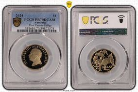 2024 $1 Dan Thorne Effigy PR70DCAM