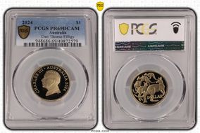 2024 $1 Dan Thorne Effigy PR69DCAM