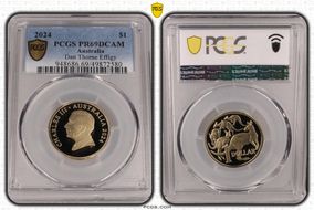 2024 $1 Dan Thorne Effigy PR69DCAM