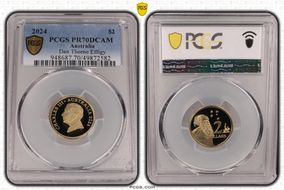 2024 $2 Dan Thorne Effigy PR70DCAM