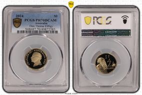 2024 $2 Dan Thorne Effigy PR70DCAM