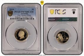 2024 $2 Dan Thorne Effigy PR70DCAM